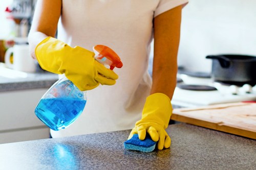 Professional house cleaning in Westhampstead with dusting and floor care