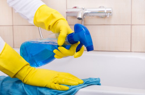 Professional deep cleaning in a Westhampstead home