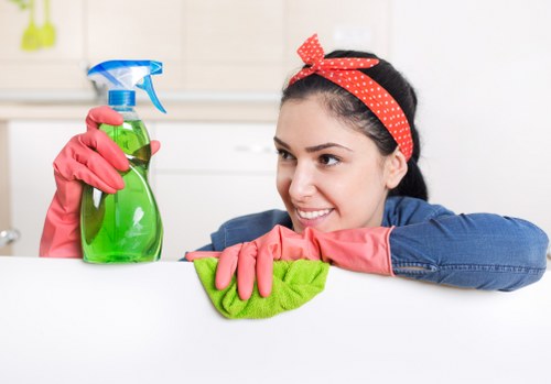 Cleaning dust and residue after building work in Westhampstead