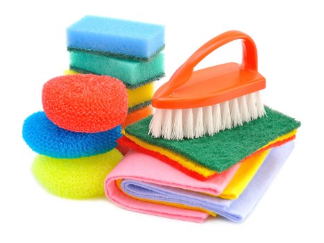 Recyclable materials separated during carpet cleaning operations